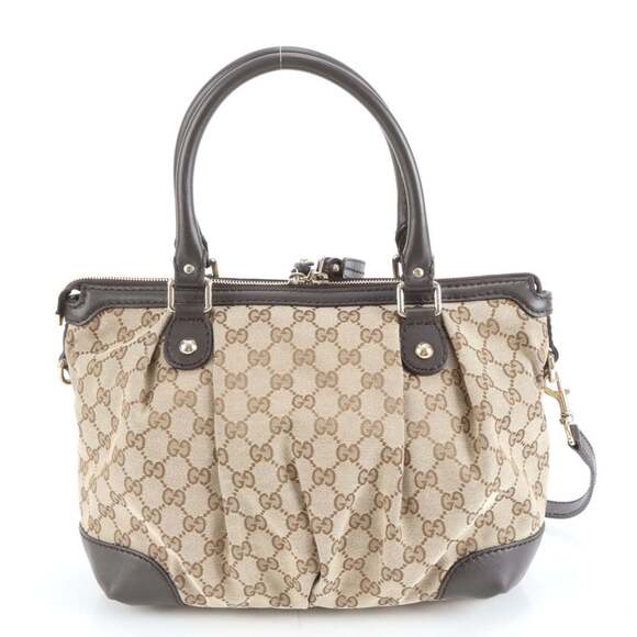 GUCCI Brown Leather Shoulder Bag - Picture 3 of 10